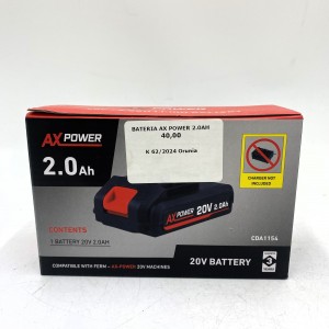 Bateria AxPower 2.0AH 20V