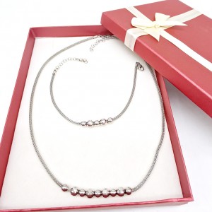 Zestaw srebrny- NASZYJNIK Z...