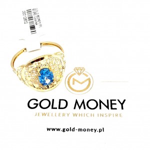 Nowy złoty pierścionek z...