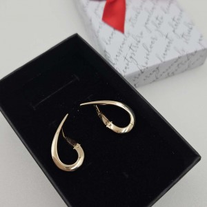 Złote kolczyki Zawijas 585...