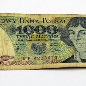 BANKNOT 1000złotych 1982r...