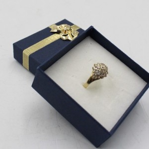 Złoty Piercionek zdobiony...