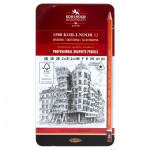 Zestaw Ołówków Grafitowych...