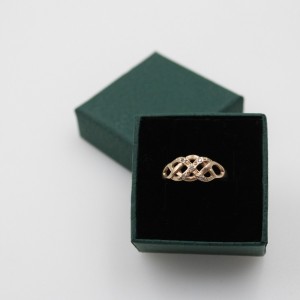 ZŁOTY PIERŚCIONEK 585/2,80 R26