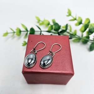 Srebrne wiszące kolczyki...