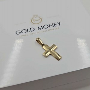 Złota zawieszka krzyżyk 585...