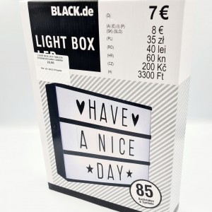 LIGHT-BOX LETTER TABLICA Z...