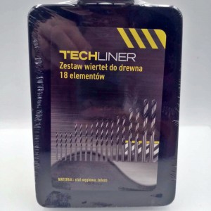 TECHLINER ZESTAW WIERTEŁ DO...