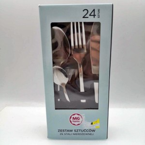 Komplet sztućców ze stali...