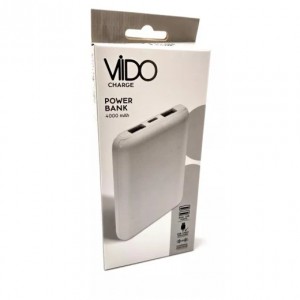 Powerbank Vido biały 4000mAh