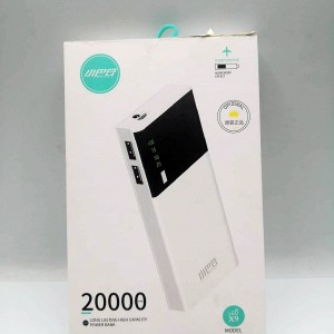 Powerbank 20000mha LED X9