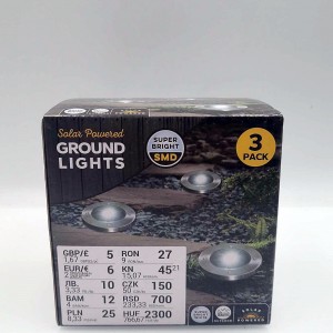 Lampki solarne ogrodowe 3szt
