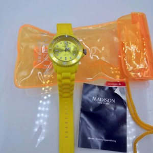 ZEGAREK MADISON NEW YORK ŻÓŁTY