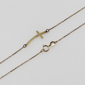 Złoty naszyjnik z...