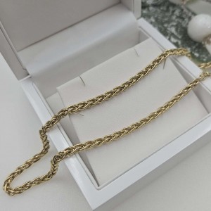 Złoty Elegancki Łańcuszek...