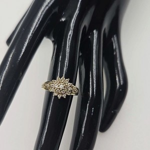 Złoty Pierścionek Kwiat...