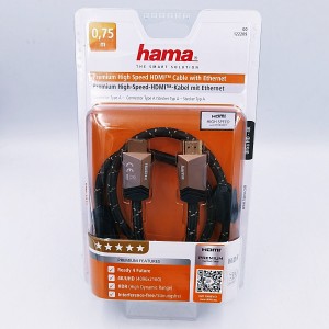 Hama KABEL HDMI 4K 0,75m...