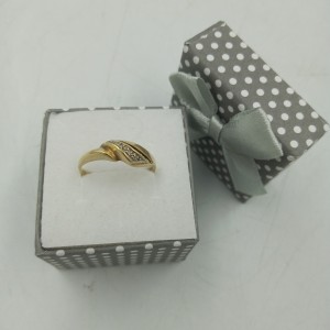 Złoty pierścionek P585 R16