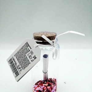 Butelka dekoracyjna serduszka