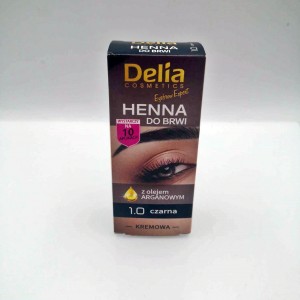 DELIA HENNA DO BRWI 1.0 CZARNA