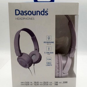 Słuchawki Dasouds Fioletowe