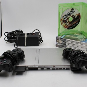 KONSOLA PS2 SLIM + ZASILACZ...
