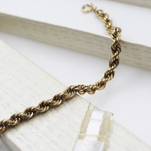 Złota Bransoletka Korda 585...