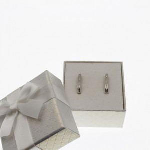 KOLCZYKI CYRKONIE SREBRO 925