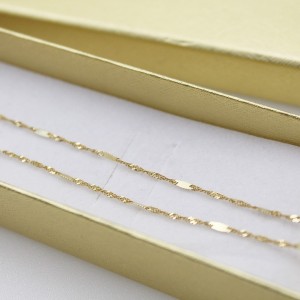 ZŁOTY ŁAŃCUSZEK KRĘCONY...