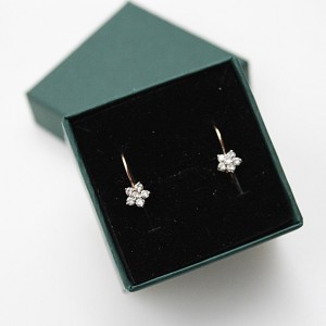 Kolczyki Kwiatki wiszące...