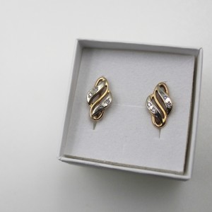 Złote Kolczyki Angielskie z...