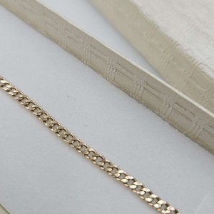 Złota bransoletka pancerka...