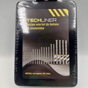 TECHLINER ZESTAW WIERTEŁ 18...