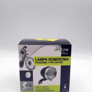 Lampka rowerowa retro